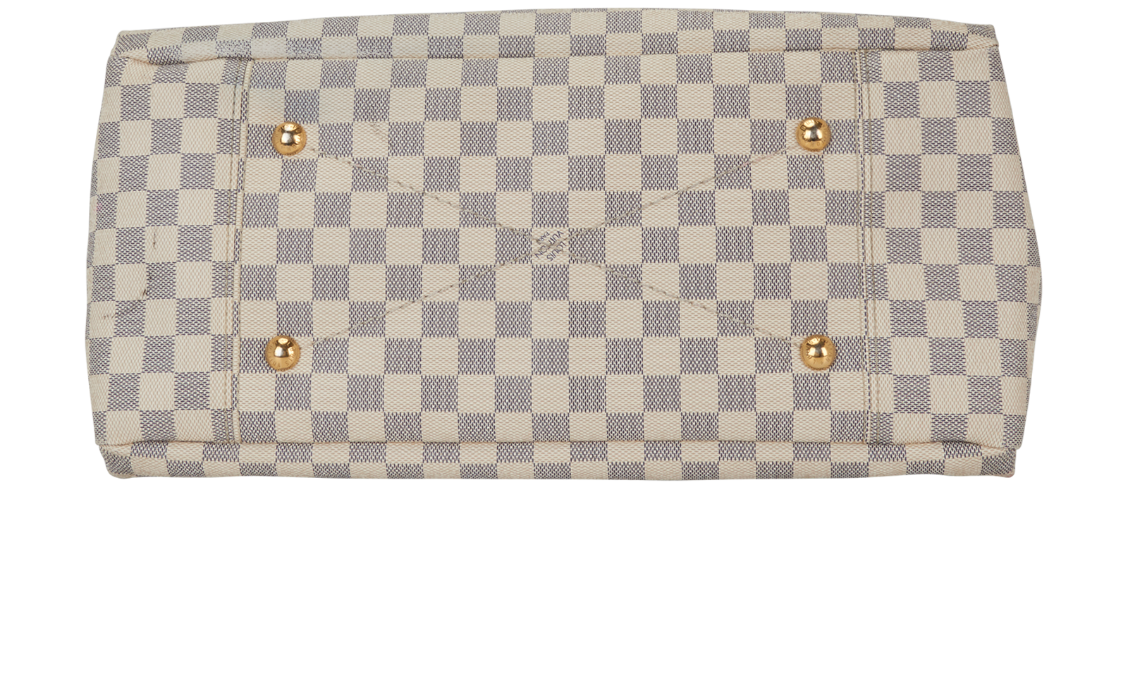 Artsy MM, &pound;1,200, Handbags, Blue/Cream, Canvas, Top view
